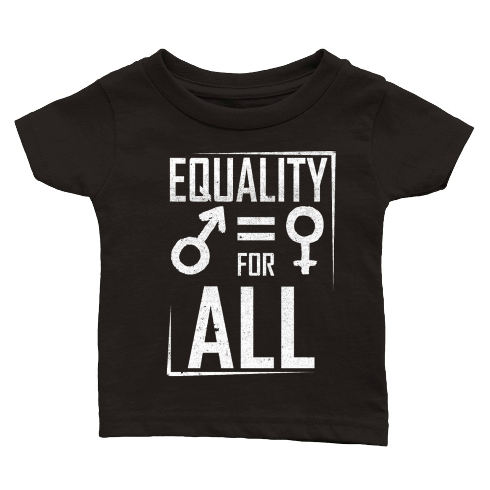 Equality for All - Retro Vintage Gay Rights Classic Baby Crewneck T-shirt