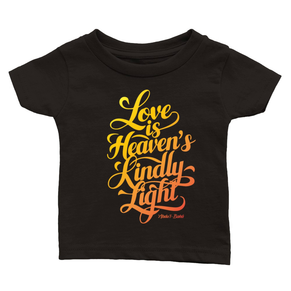 Love is Heaven’s Kindly Light - Bahai Faith Classic Baby Crewneck T-shirt