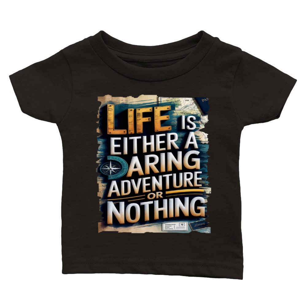 Travel Quote to get inspired N07 Classic Baby Crewneck T-shirt