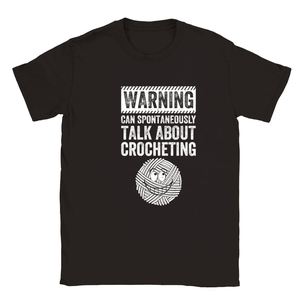 Warning can spontaneously talk about Crocheting Classic Kids Crewneck T-shirt