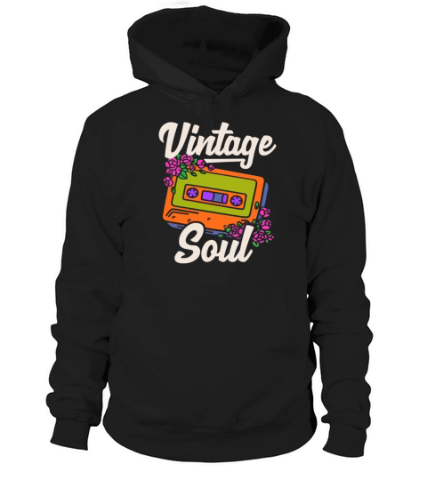 Vintage Hippie Cassette 70s Soul Floral Hippie Hoodie Unisex