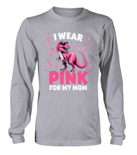 Breast Cancer Pink Awareness Design Long sleeved Unisex