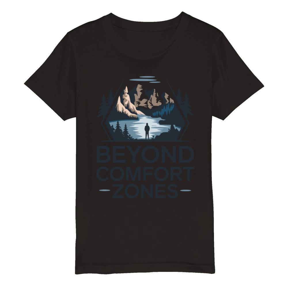 Beyond comfort zone Organic Kids Crewneck T-shirt