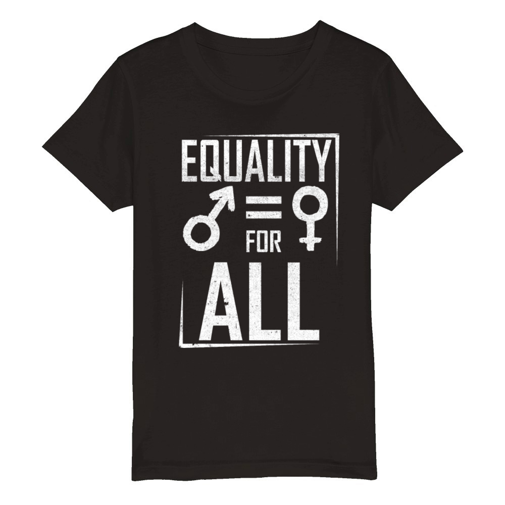 Equality for All - Retro Vintage Gay Rights Organic Kids Crewneck T-shirt