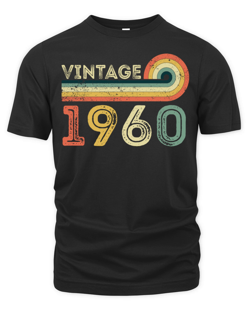 Vintage 1960 Born in 1960 Birthday Gift Organic Unisex T-shirt