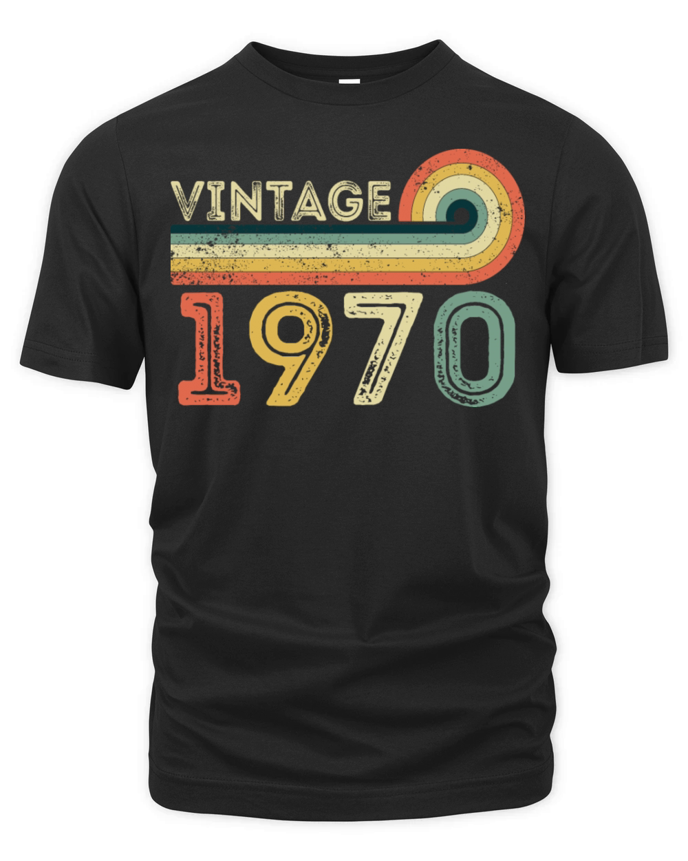 Vintage 1970 Born in 1970 Birthday Gift Organic Unisex T-shirt