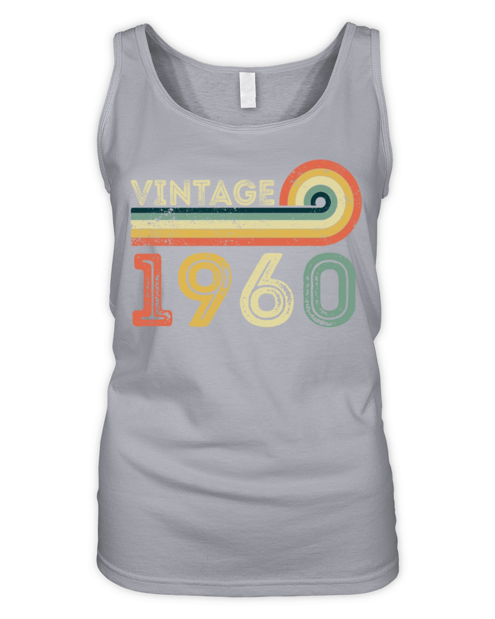 Vintage 1960 Born in 1960 Birthday Gift Organic Women's Tank Top