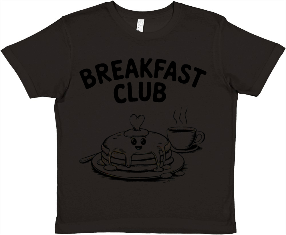 Breakfast Club Aesthetic Bohemian Retro Vintage Premium Kids Crewneck T-shirt