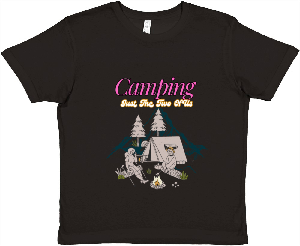 Camping Just the Two of us Premium Kids Crewneck T-shirt