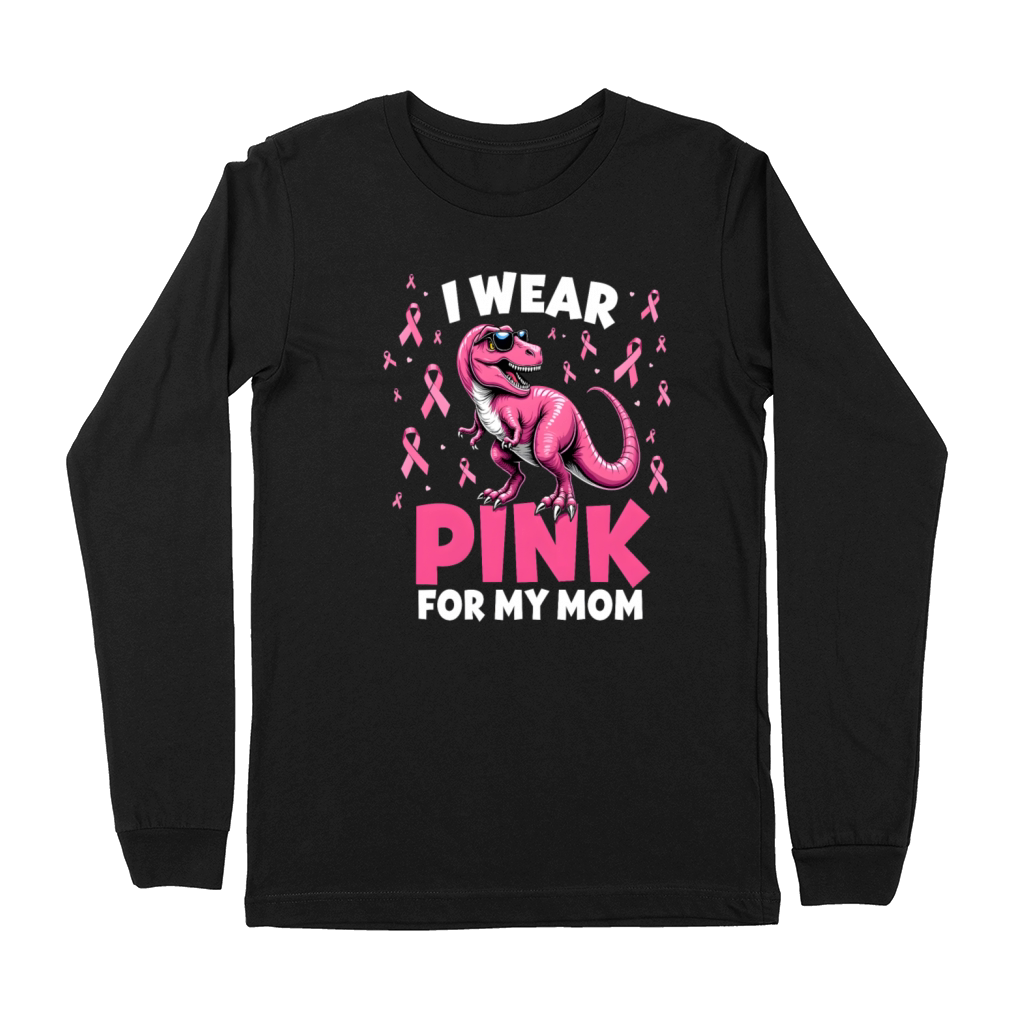 Breast Cancer Pink Awareness Design Premium Long Sleeve