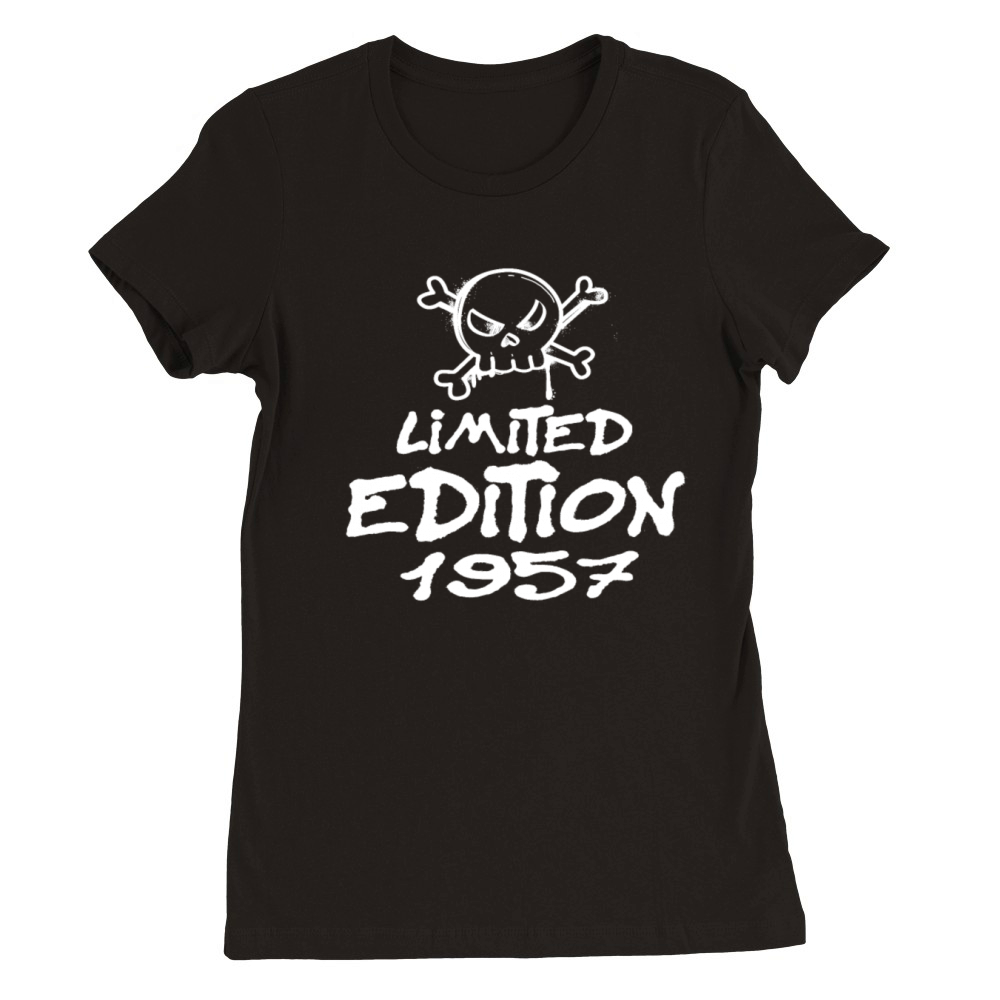 Limited Edition 1957 Birthday 1957 Born Premium Womens Crewneck T-shirt