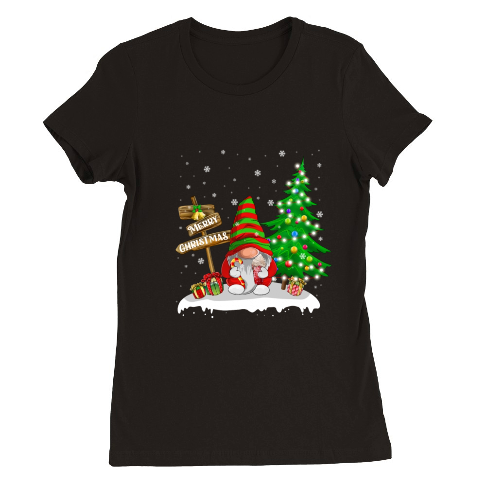 Merry Christmas Gnome Family Christmas Premium Womens Crewneck T-shirt