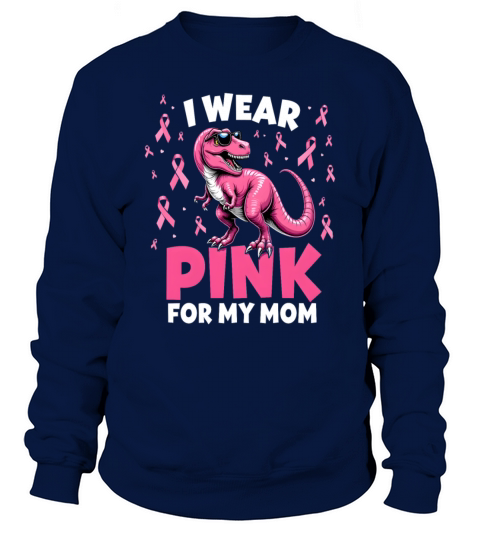 Breast Cancer Pink Awareness Design Sweatshirt Unisex