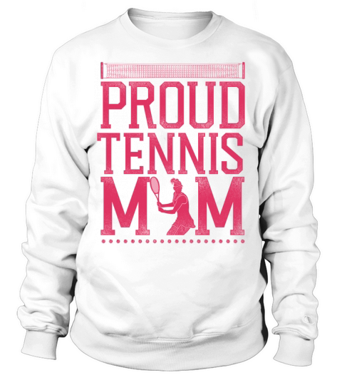 Funny Tennis Player Racket Mom Sweatshirt Unisex