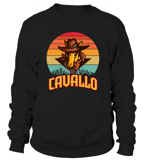 Western Retro Design - Cavallo Sweatshirt Unisex
