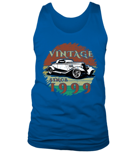 25th birthday Classic Car - Vintage since 1999 Tank Top Unisex