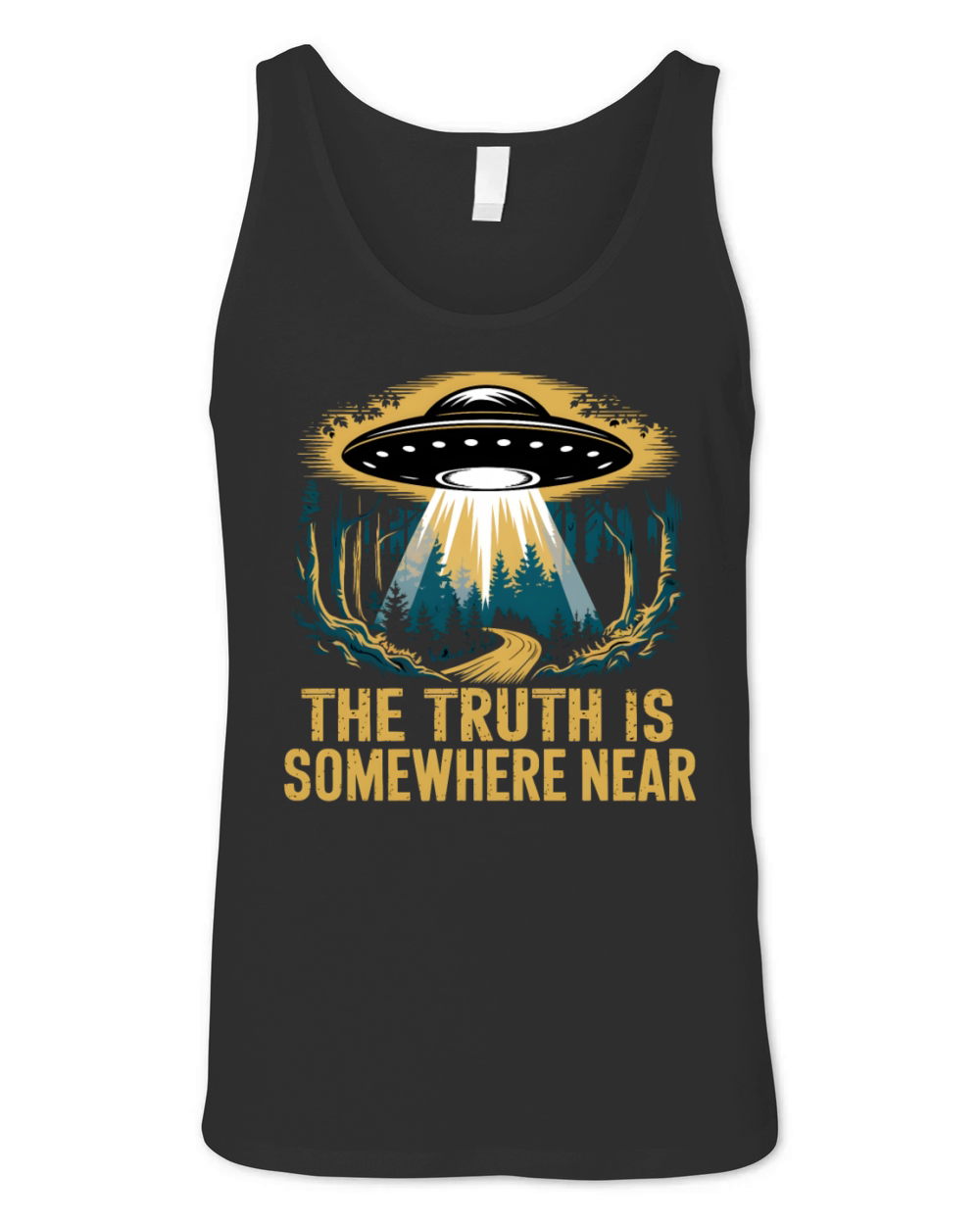 Quotes The Truth Is Somewhere Near Unisex Jersey Tank