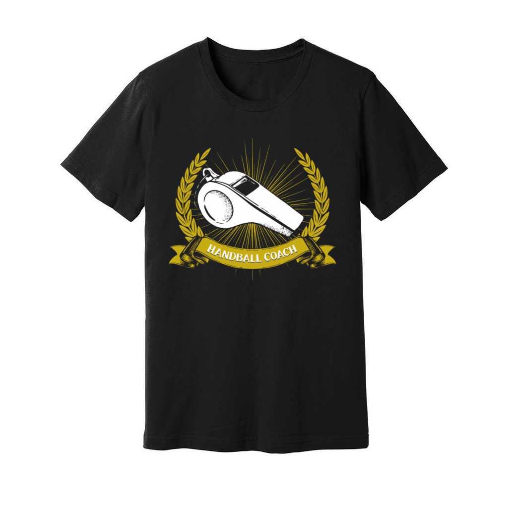 Handball Coach Handball Player Funny Team Sports H Unisex Jersey Tee