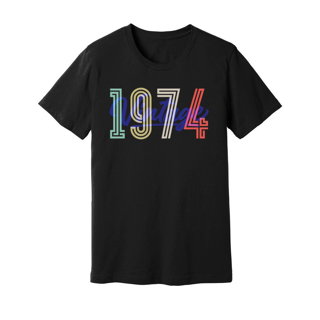 Vintage 1974 Unisex Jersey Tee