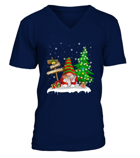 Merry Christmas Gnome Family Christmas V-Neck T-shirt