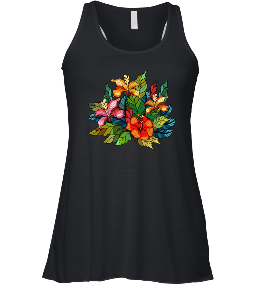 Hibiscus bouquet Women's Flowy Tank Top