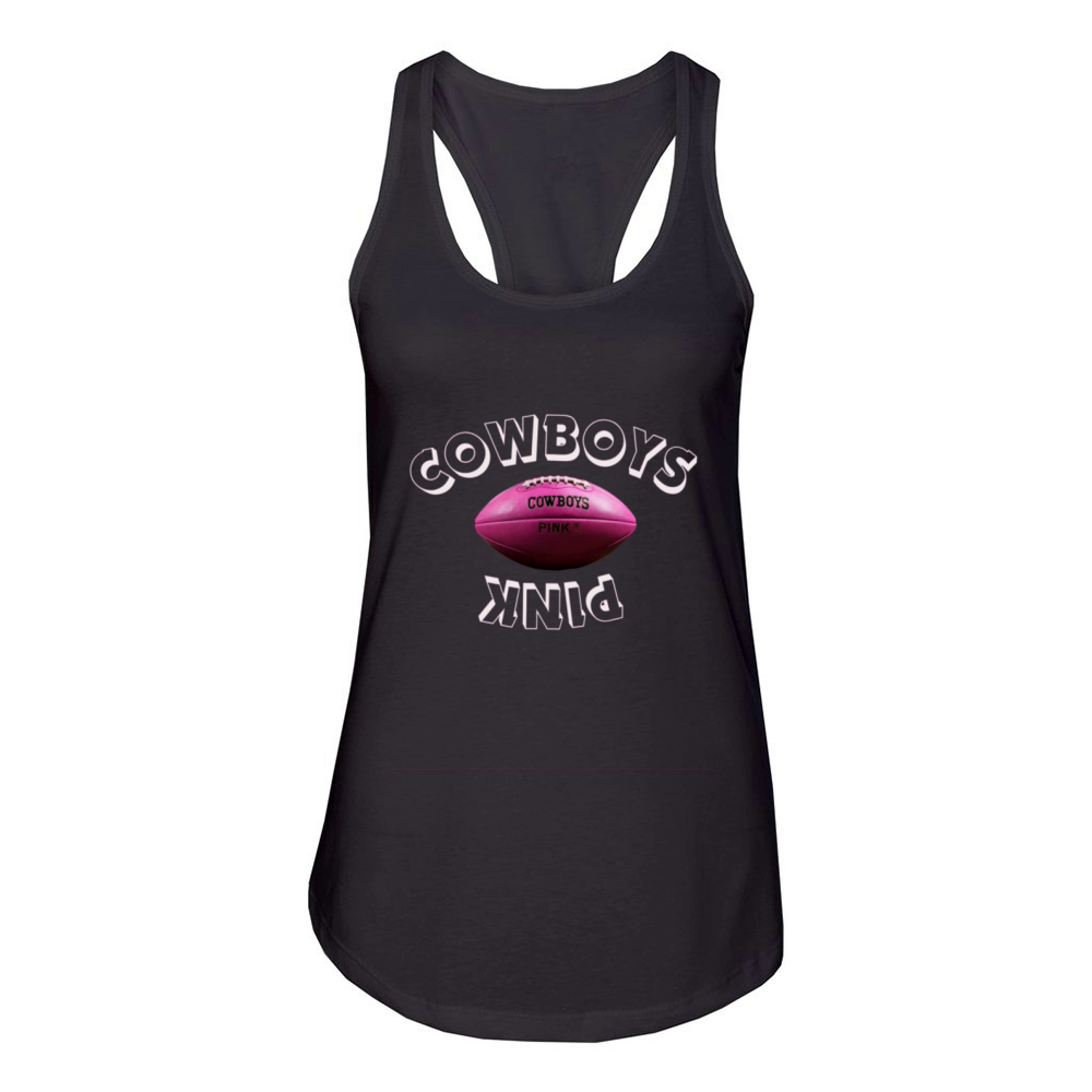 A Tackle Breast Cancer Awareness Womens Supportiv Women's Racerback Tank