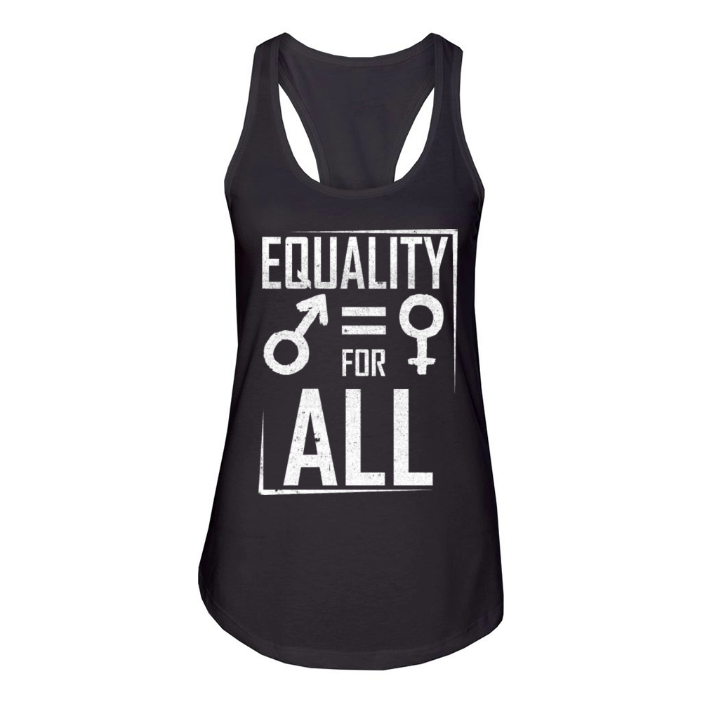 Equality for All - Retro Vintage Gay Rights Women's Racerback Tank
