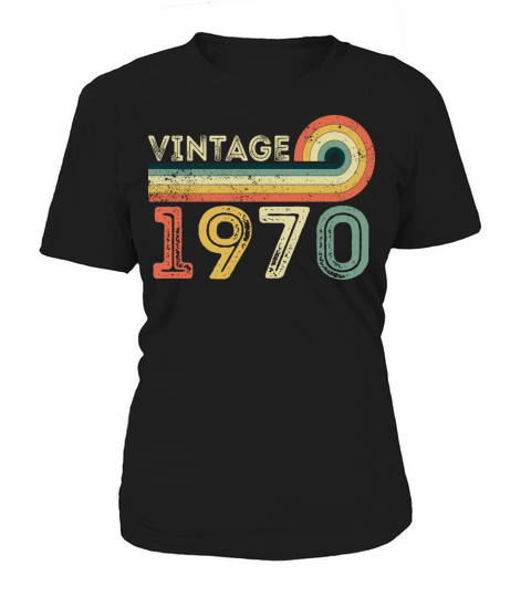 Vintage 1970 Born in 1970 Birthday Gift Women's T-Shirt