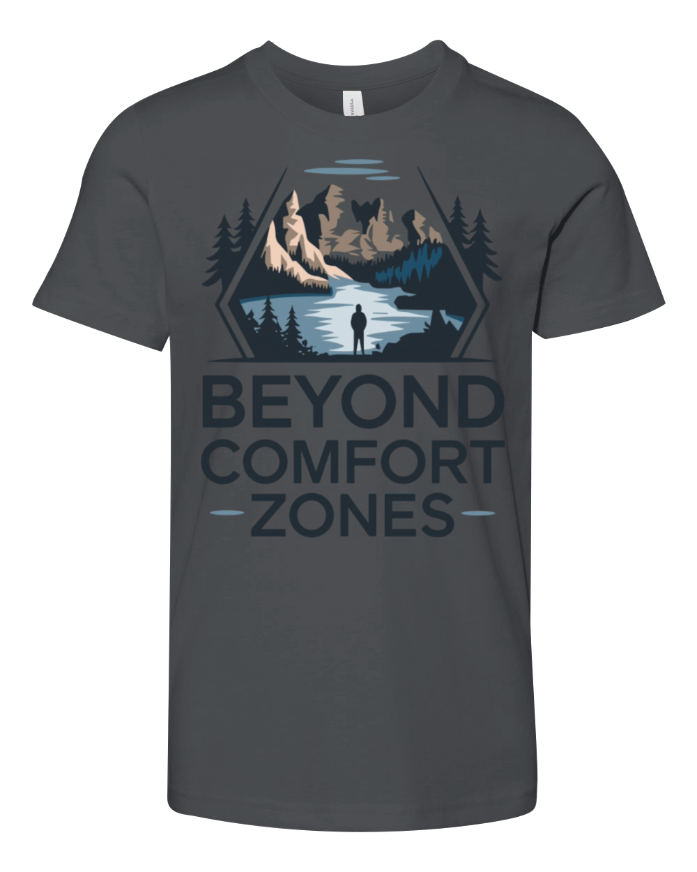 Beyond comfort zone Youth Unisex Jersey Tee