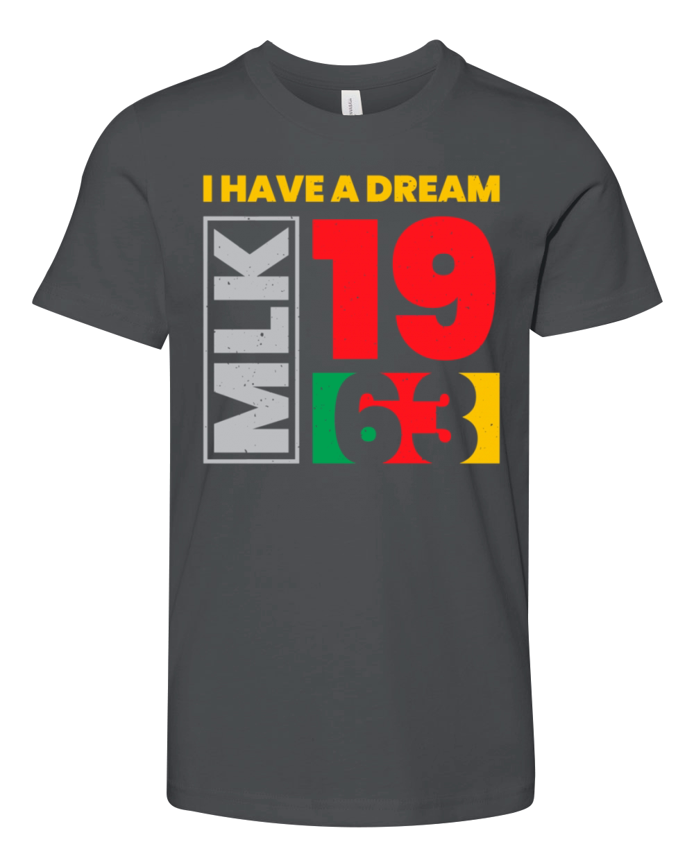 I Have a Dream MLK Day Black History Month Youth Unisex Jersey Tee