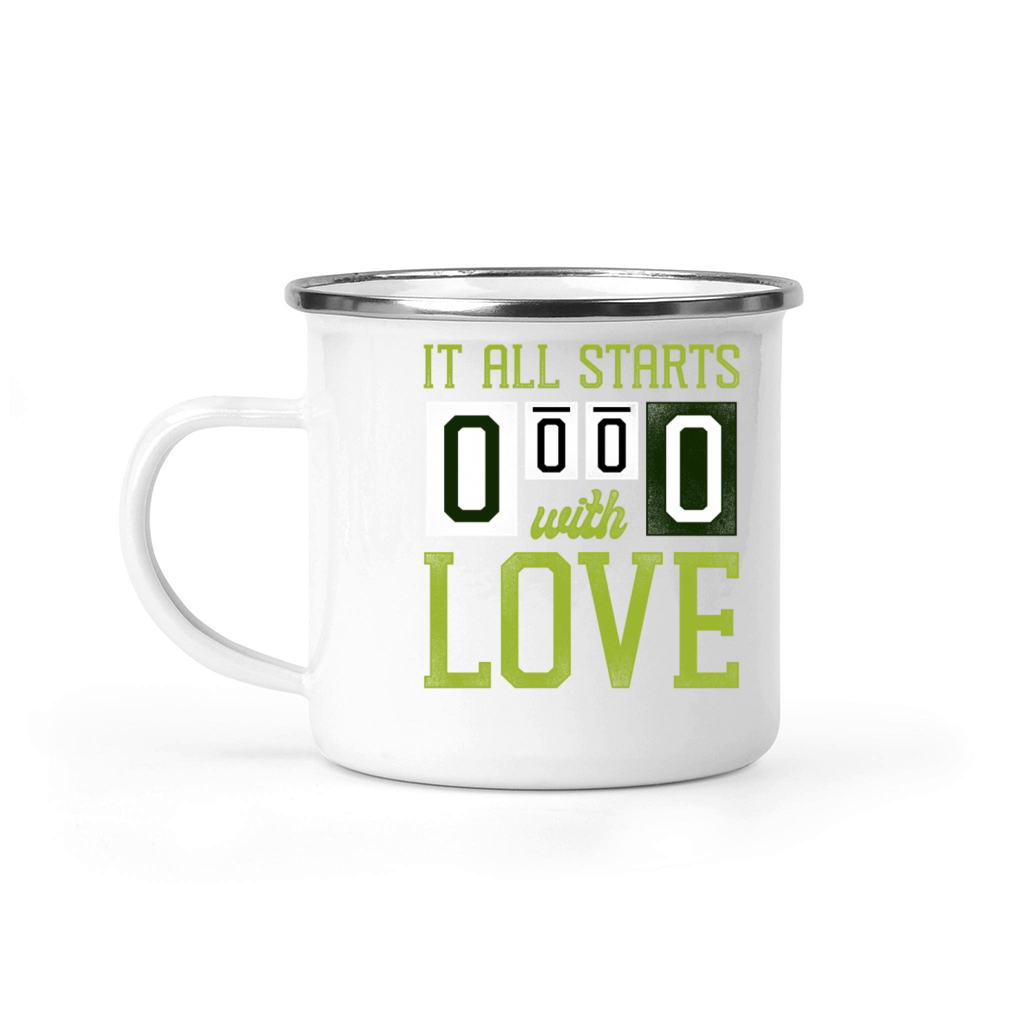 Funny Tennis Player Racket It All Camping Mug