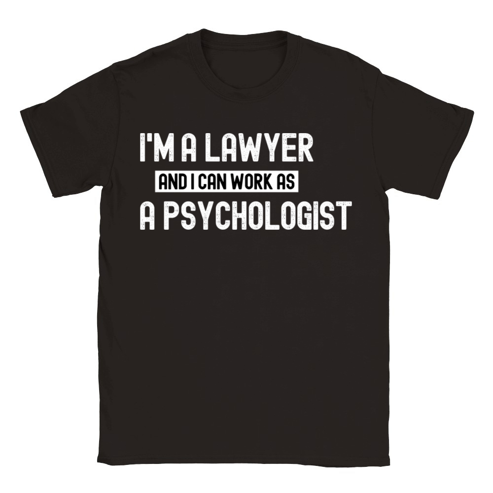im a lawyer and i can work as a psychologist funn Classic Kids Crewneck T-shirt