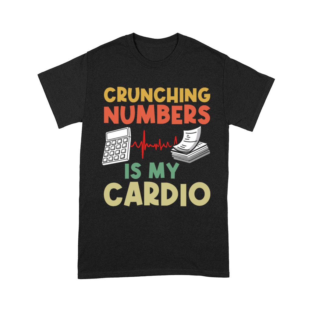 Retro Vintage Crunching Numbers Is My Cardio Comfort T-shirt