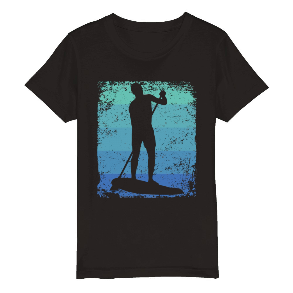Stand Up Paddling Stand Up Board SUP Organic Kids Crewneck T-shirt