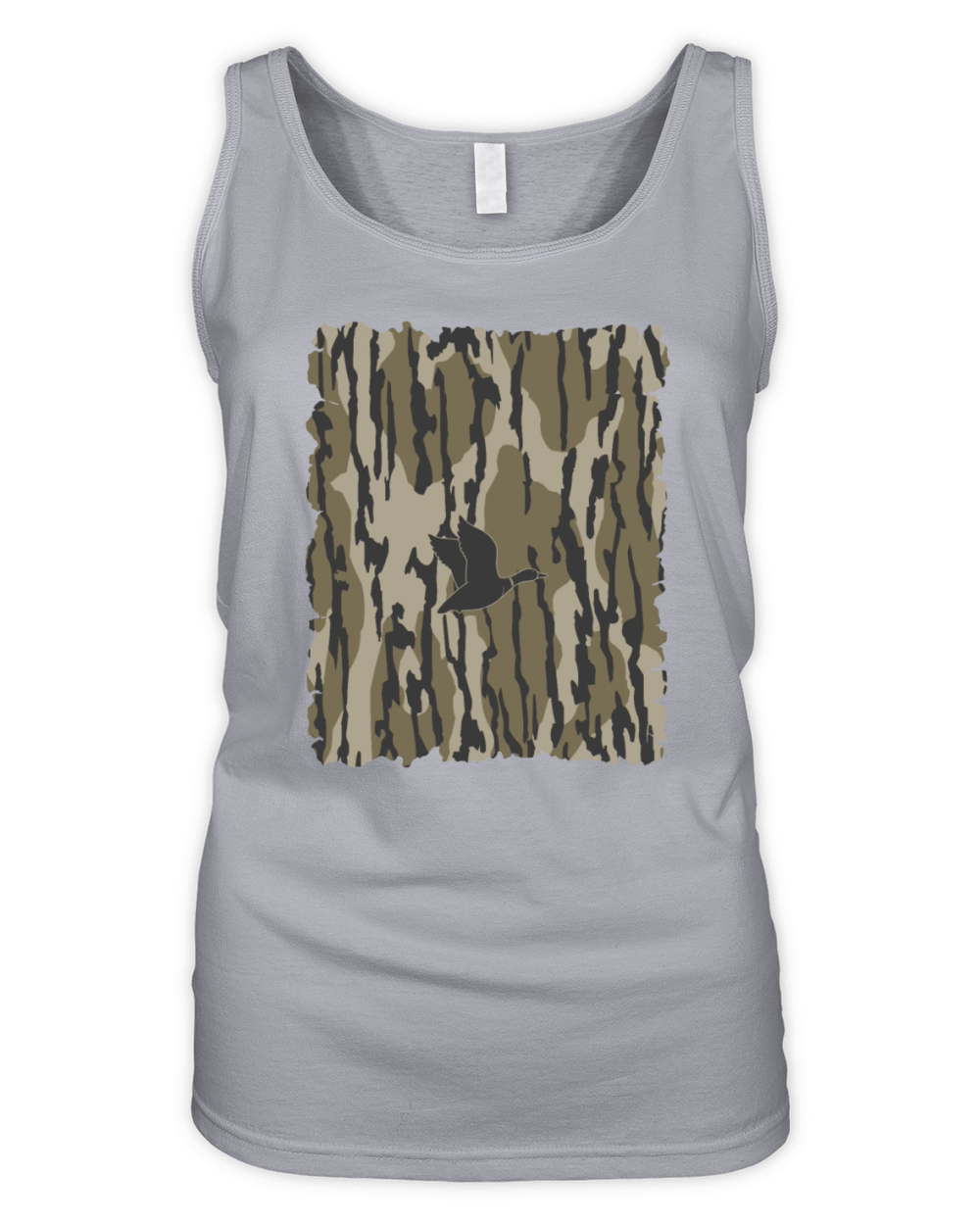 Old School Camo Duck Hunting Bottomland camo Organic Women's Tank Top
