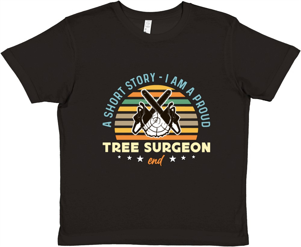 Tree Surgeon A Short Story I Am A Tree Trimmer Premium Kids Crewneck T-shirt