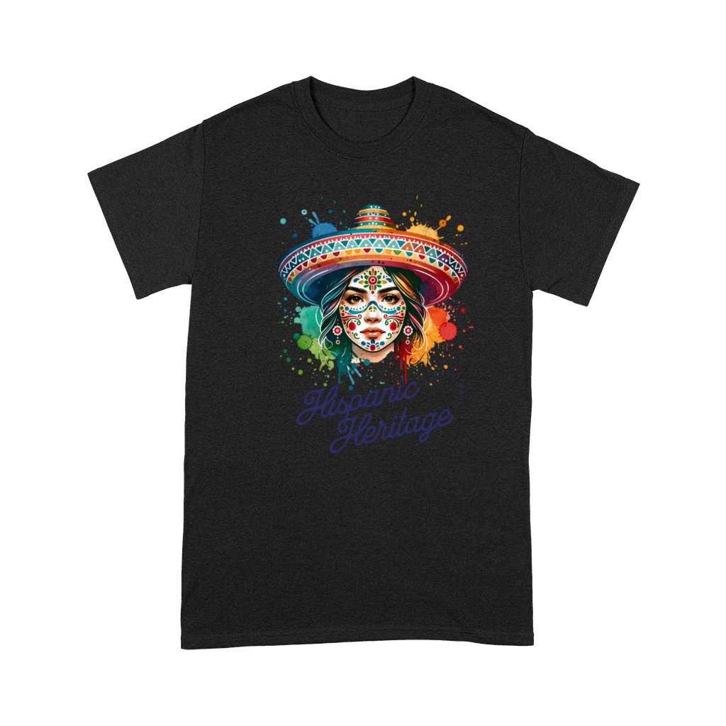 Vibrant Hispanic Heritage Month Sugar Skull Premium T-shirt