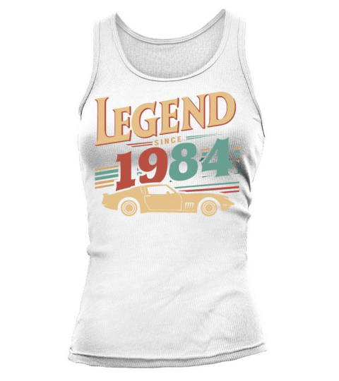 Legend Since 1984 Vintage Car Retro Style Tank top Woman