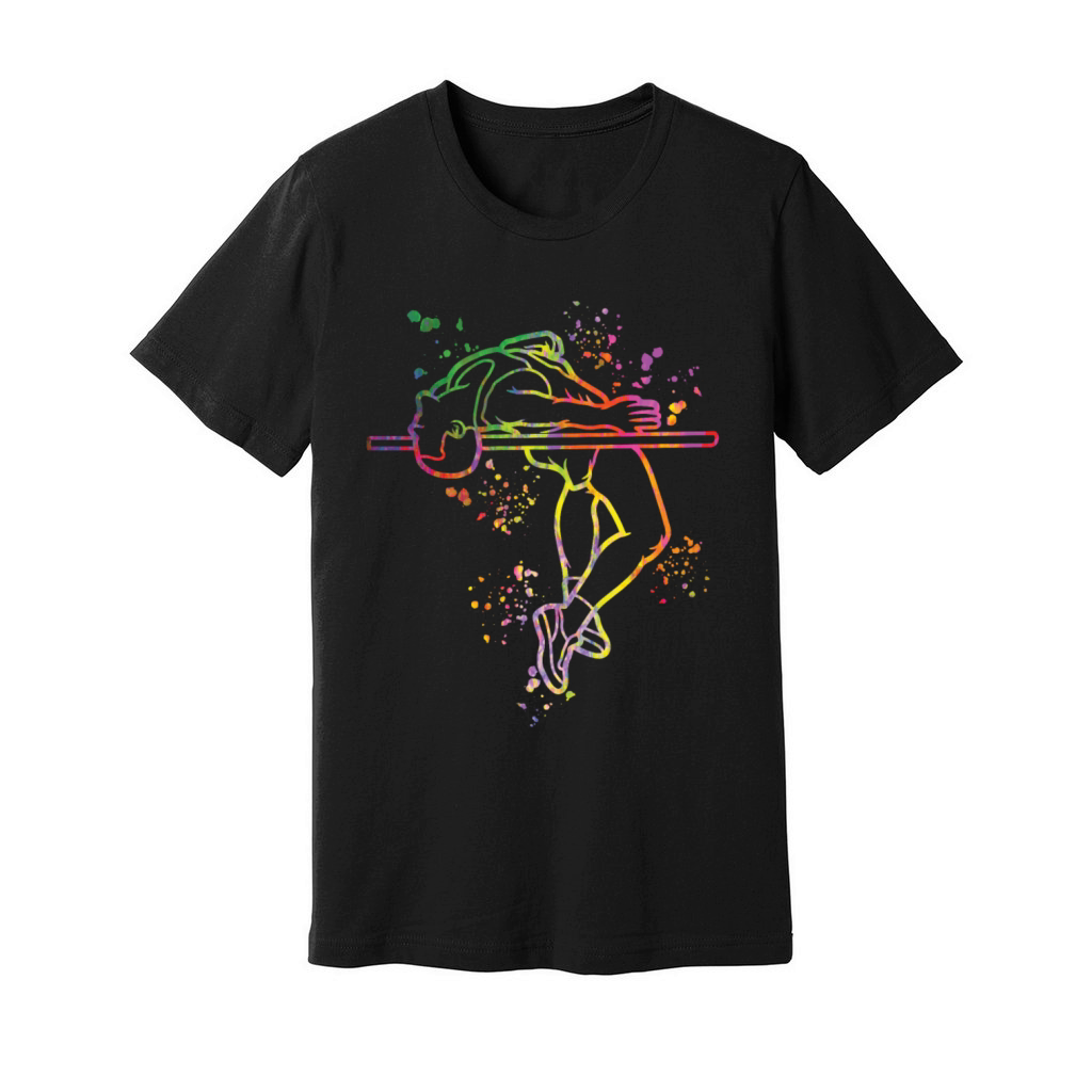 High Jumper High Jumping High Jump Unisex Jersey Tee