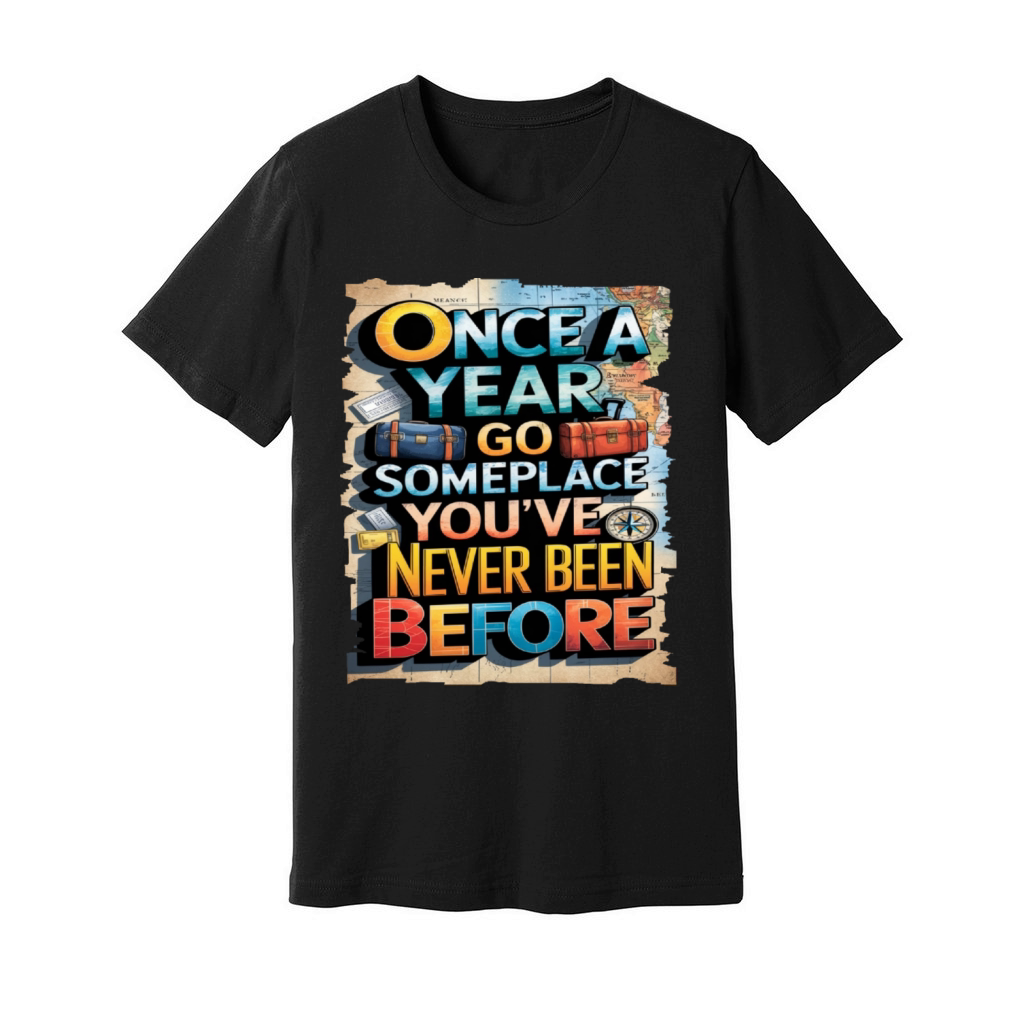 Travel Quote to get inspired N13 Unisex Jersey Tee