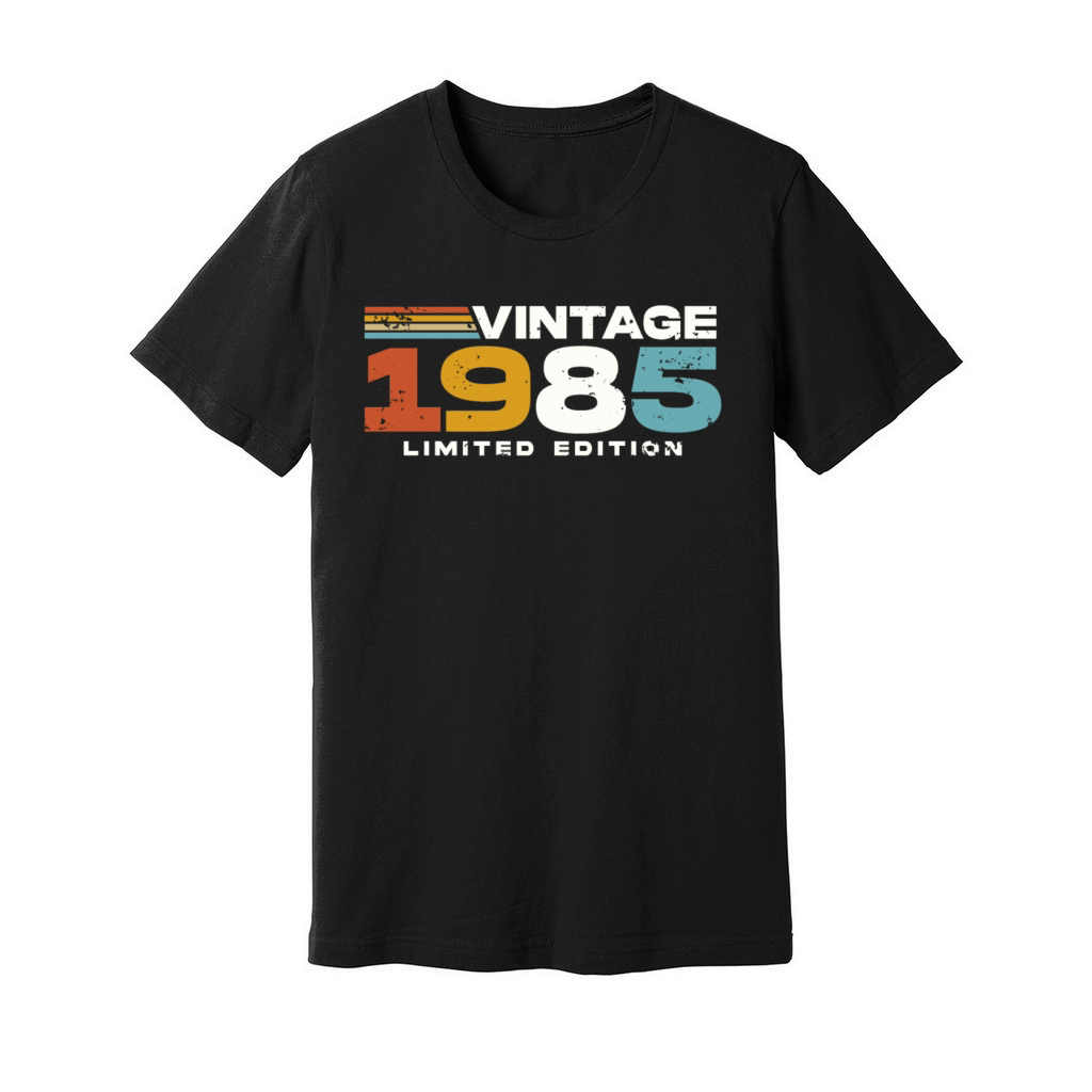 Vintage 1985 Retro 40th Birthday Unisex Jersey Tee
