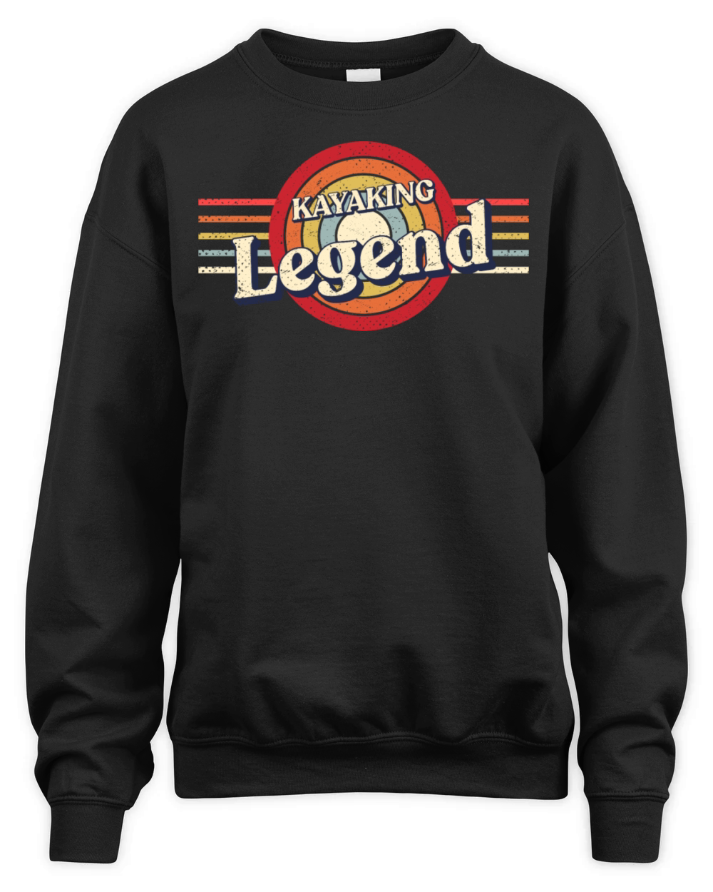 Kayaking Legend Kayak Funny Kayaker Humor Sports S Unisex Premium Crewneck Sweatshirt