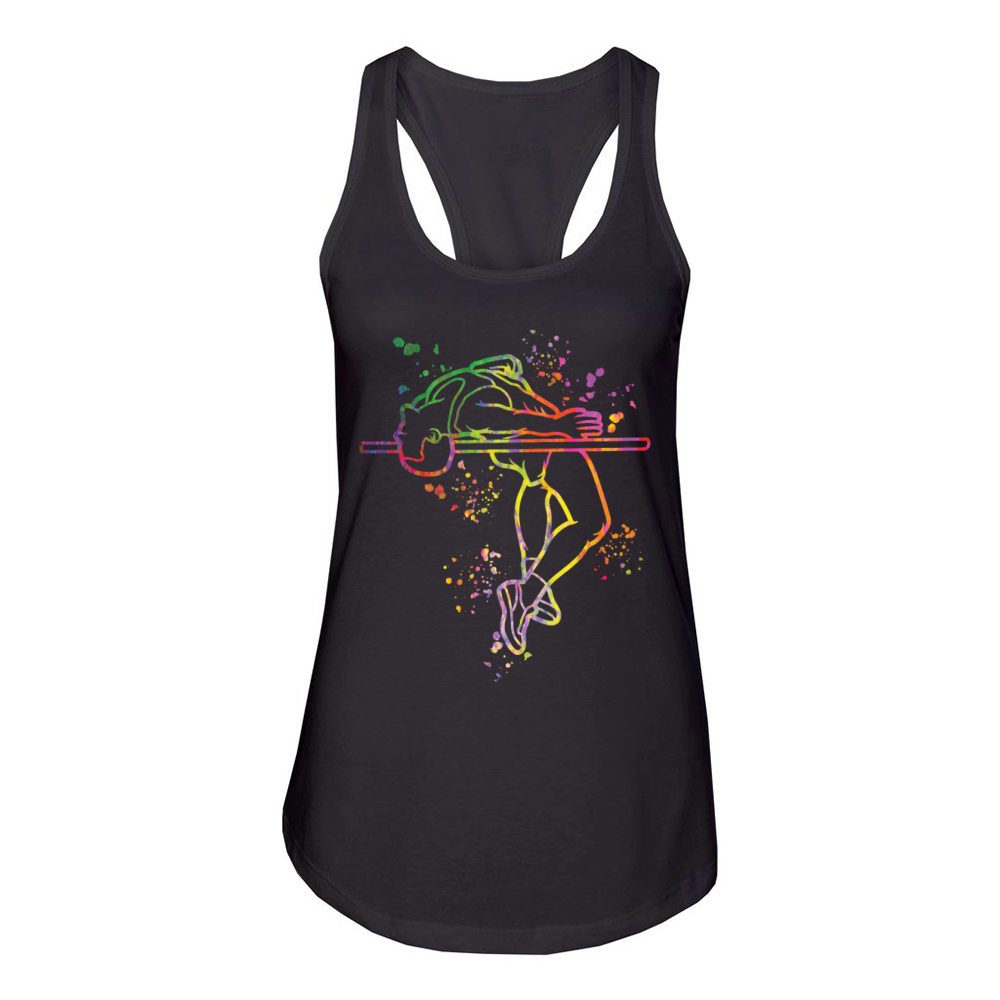 High Jumper High Jumping High Jump Women's Racerback Tank