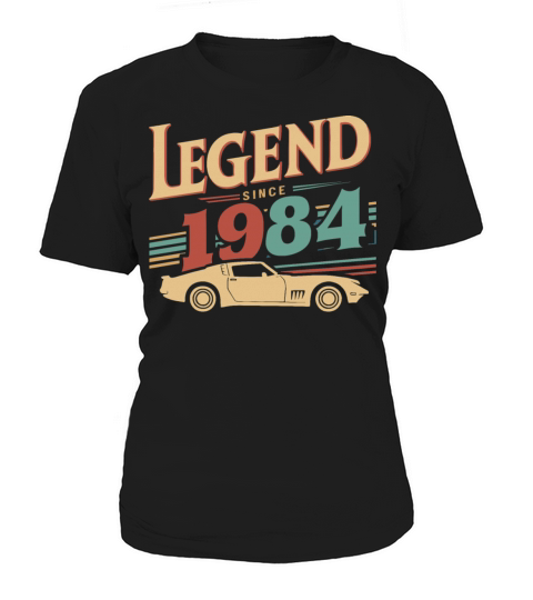 Legend Since 1984 Vintage Car Retro Style Women's T-Shirt