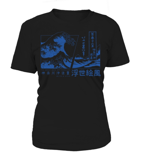 the great wave off kanagawa japan Women's T-Shirt