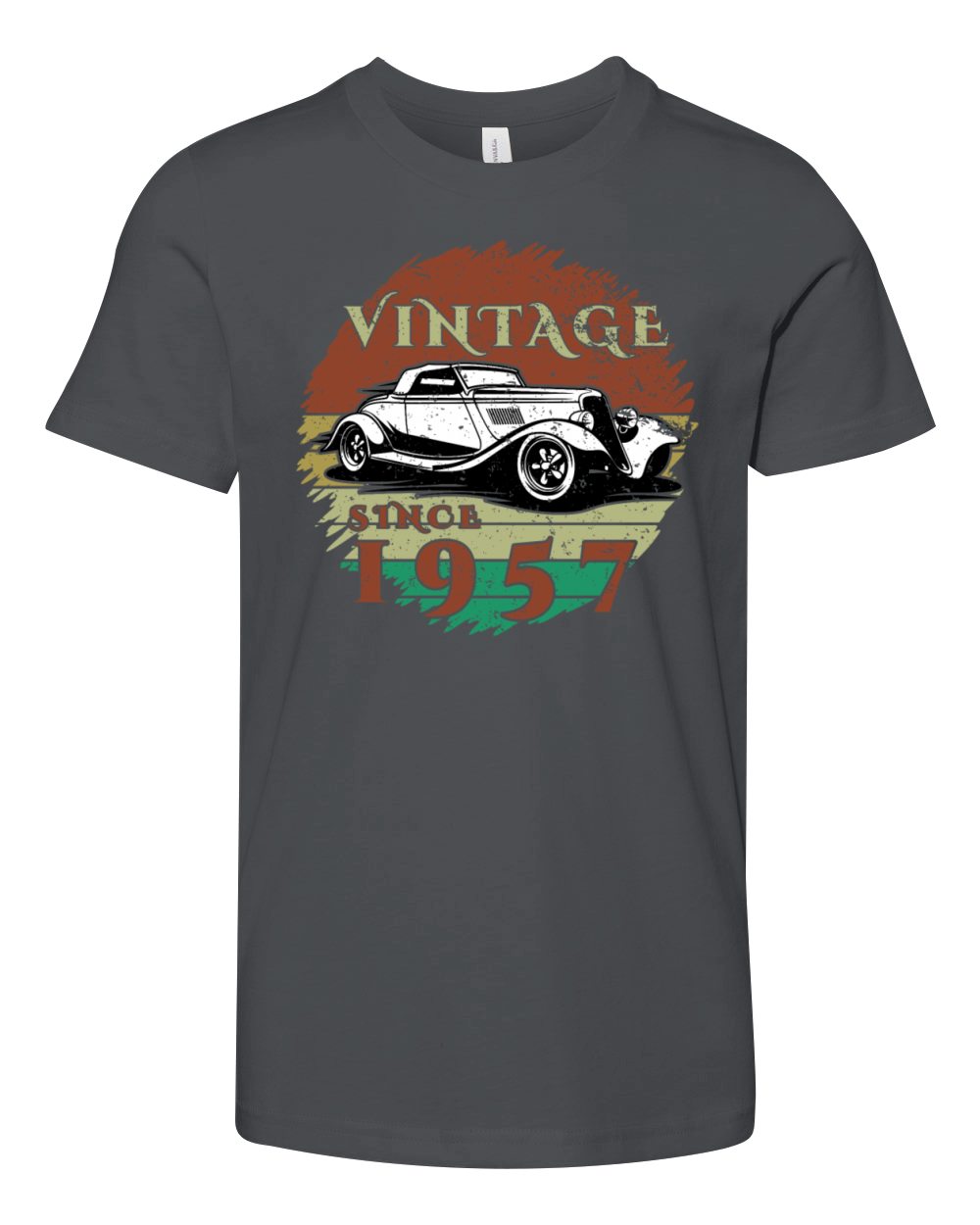 67th birthday Classic Car - Vintage since 1957 Youth Unisex Jersey Tee