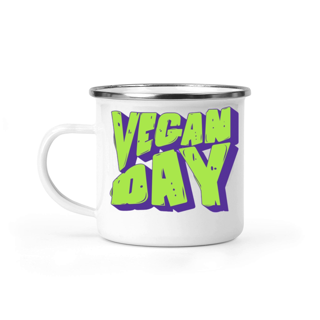 Celebrate World Vegan Day Camping Mug