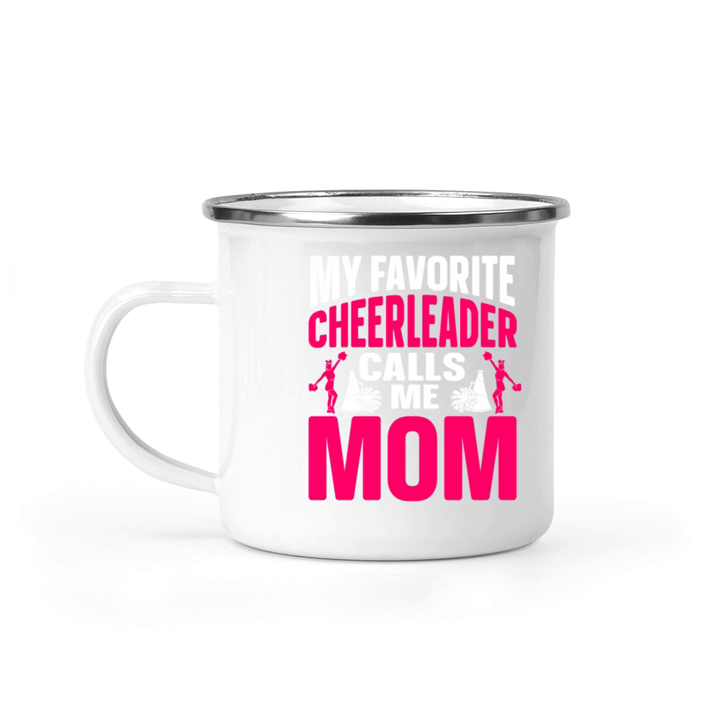 Cheerleading Cheerleader Base Flyer Camping Mug