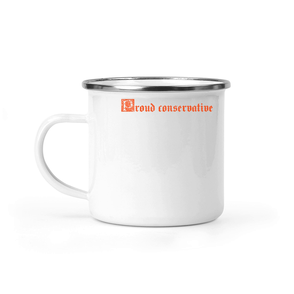 Proud conservative vintage Camping Mug
