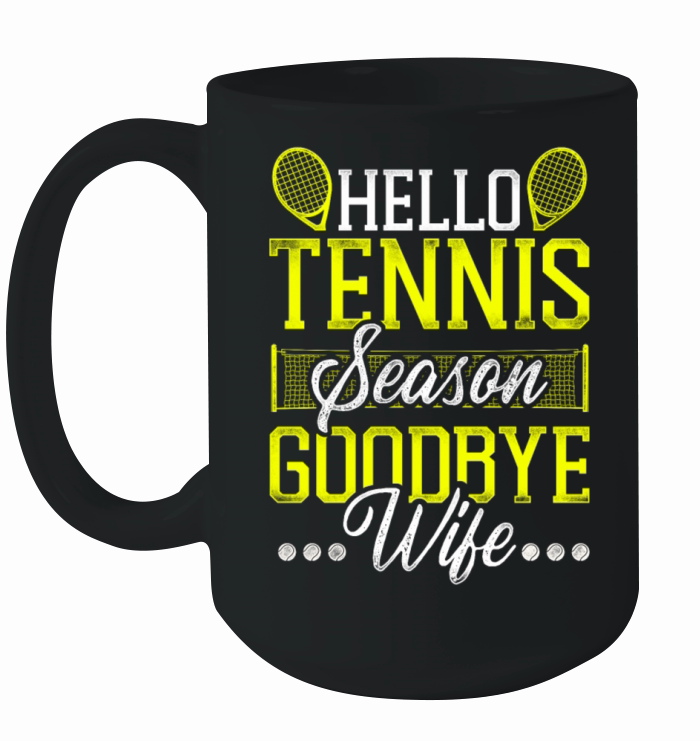 Funny Tennis Player Racket Husband Ceramic Mug